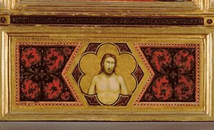 Wounded Christ from the Coronation of the Virgin Polyptych by Ambrogio Bondone Giotto